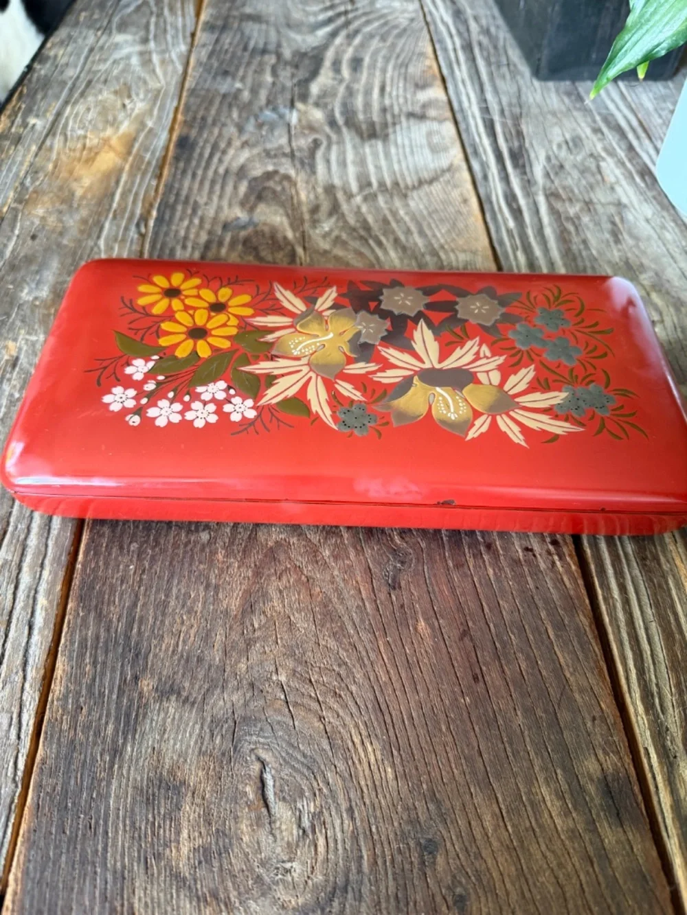 Maruni lacquerware box from Occupied Japan | 1940s vintage